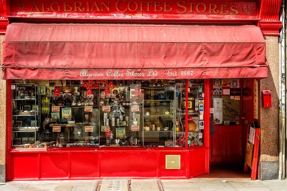 Algerian Coffee Stores, Londen
