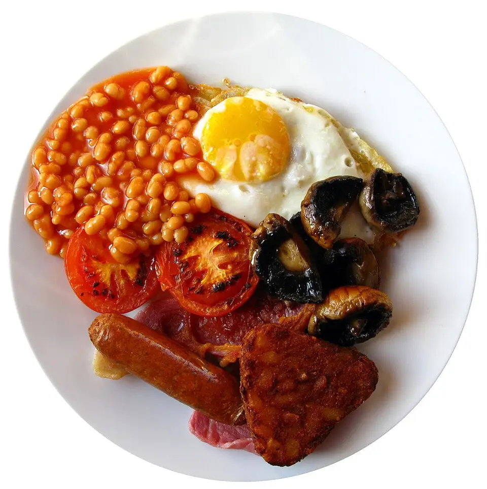 Full English breakfast, Londen
