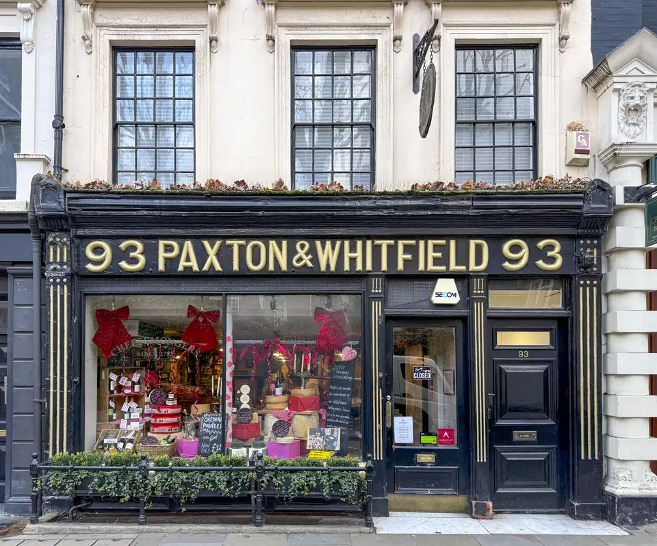 Paxton & Whitfield, Londen