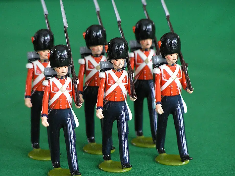 Toy guardsmen, Londres